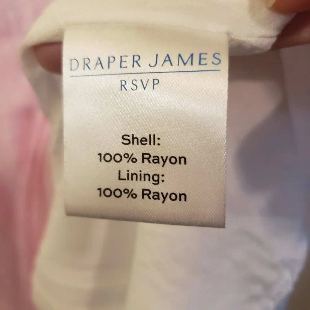 Draper James Floral Wrap Dress, Sz Medium, Pink Ruffle Summer Wrap Dress - Picture 4 of 12